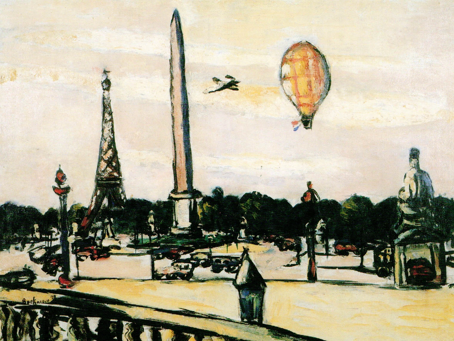 Place de la Concorde di giorno, 1939 - Kunstsammlungen Chemnitz, Museum Gunzenhauser, Chemnitz